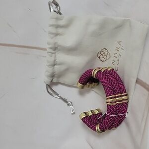 Kendra Scott maya cuff gold orchard mix bracelet